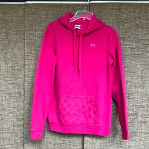 Under Armour Hot Pink Cold Gear Hoodie Sz M
